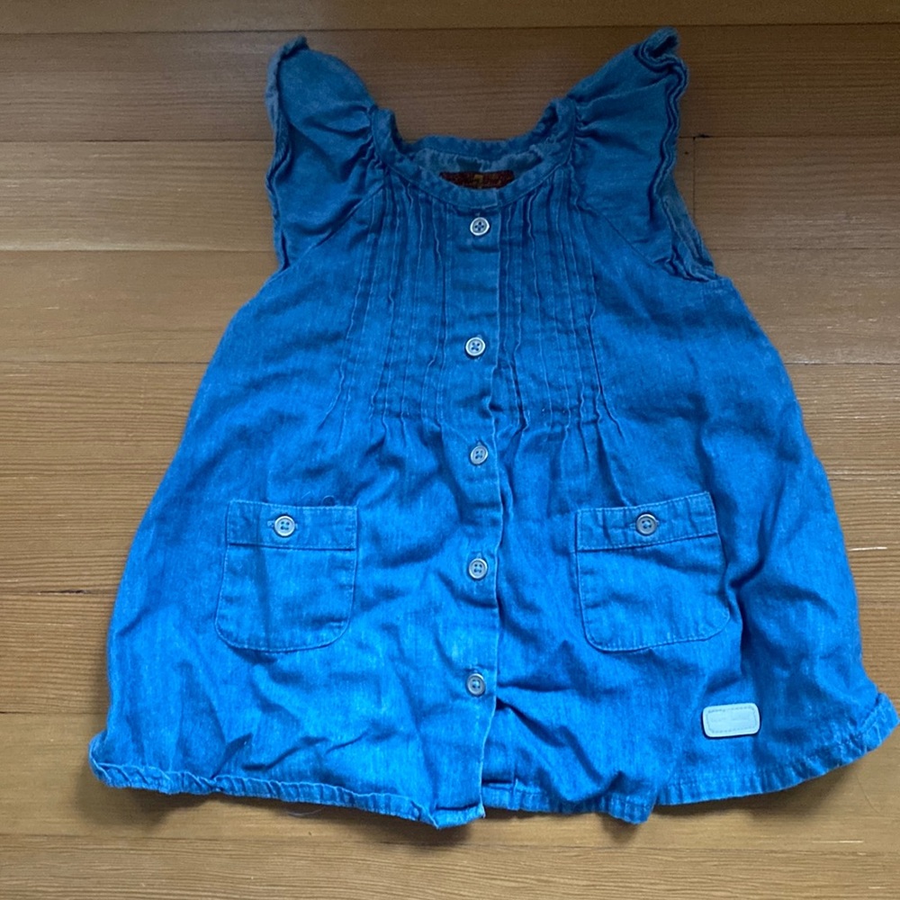 7 for all mankind denim dress, 12m